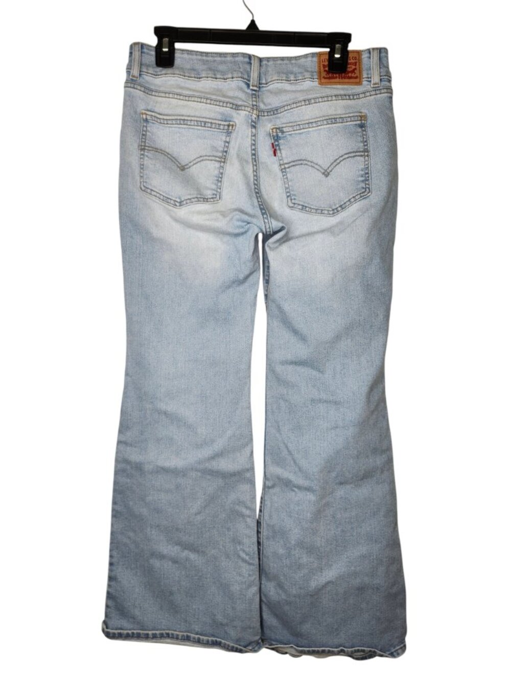 Levi's Light Wash Superlow Flare Jeans Size 30 - Picture 3 of 9